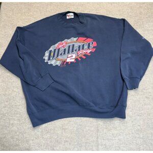 Vintage Rusty Wallace # 2 NASCAR Long Sleeve Crewneck Sweatshirt XXL